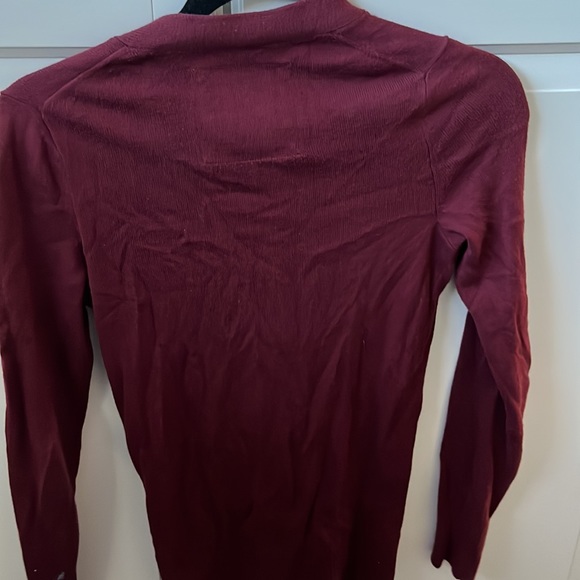 Abercrombie & Fitch cardigan. Burgundy. Size XS women’s. - Picture 4 of 4